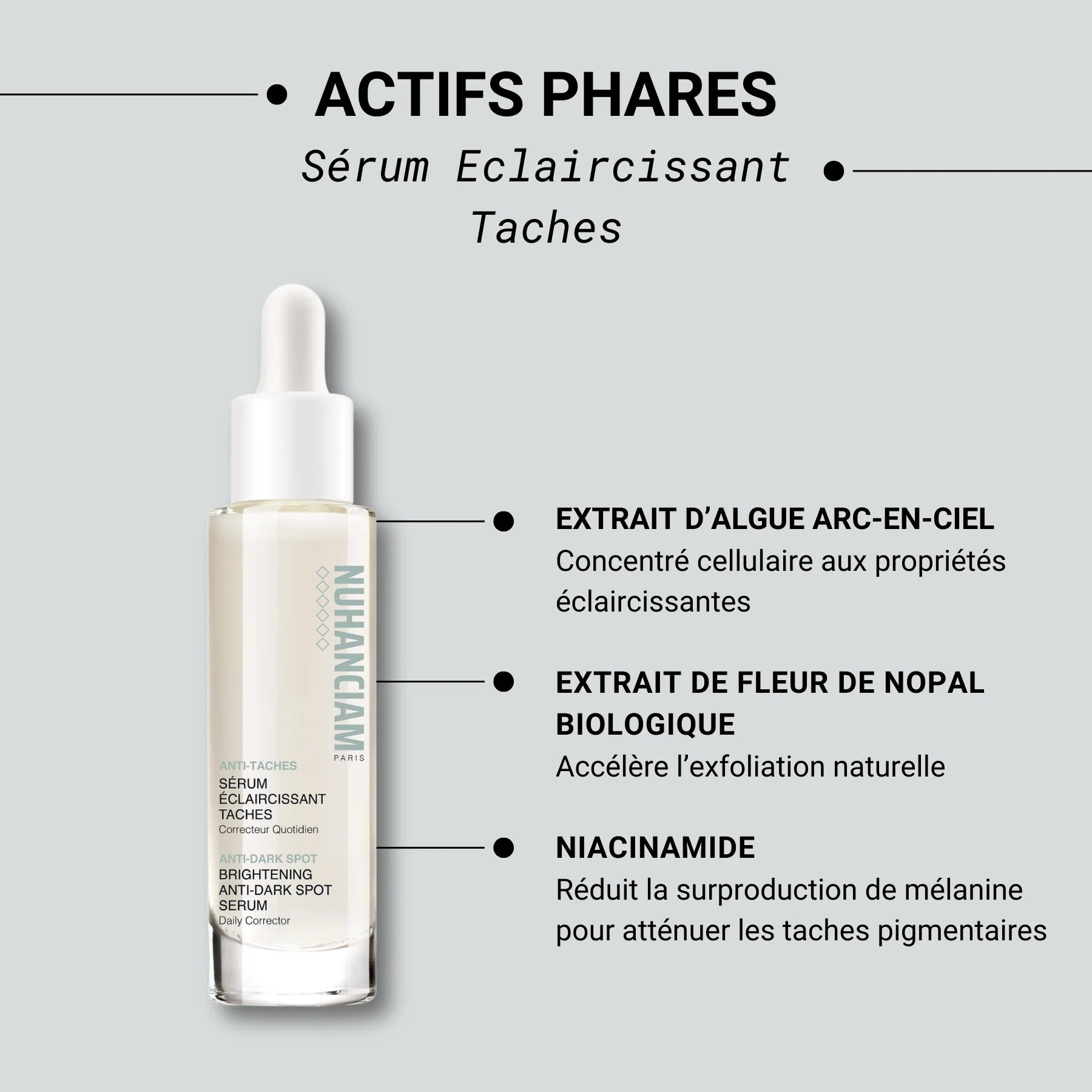 Sérum éclaircissant taches