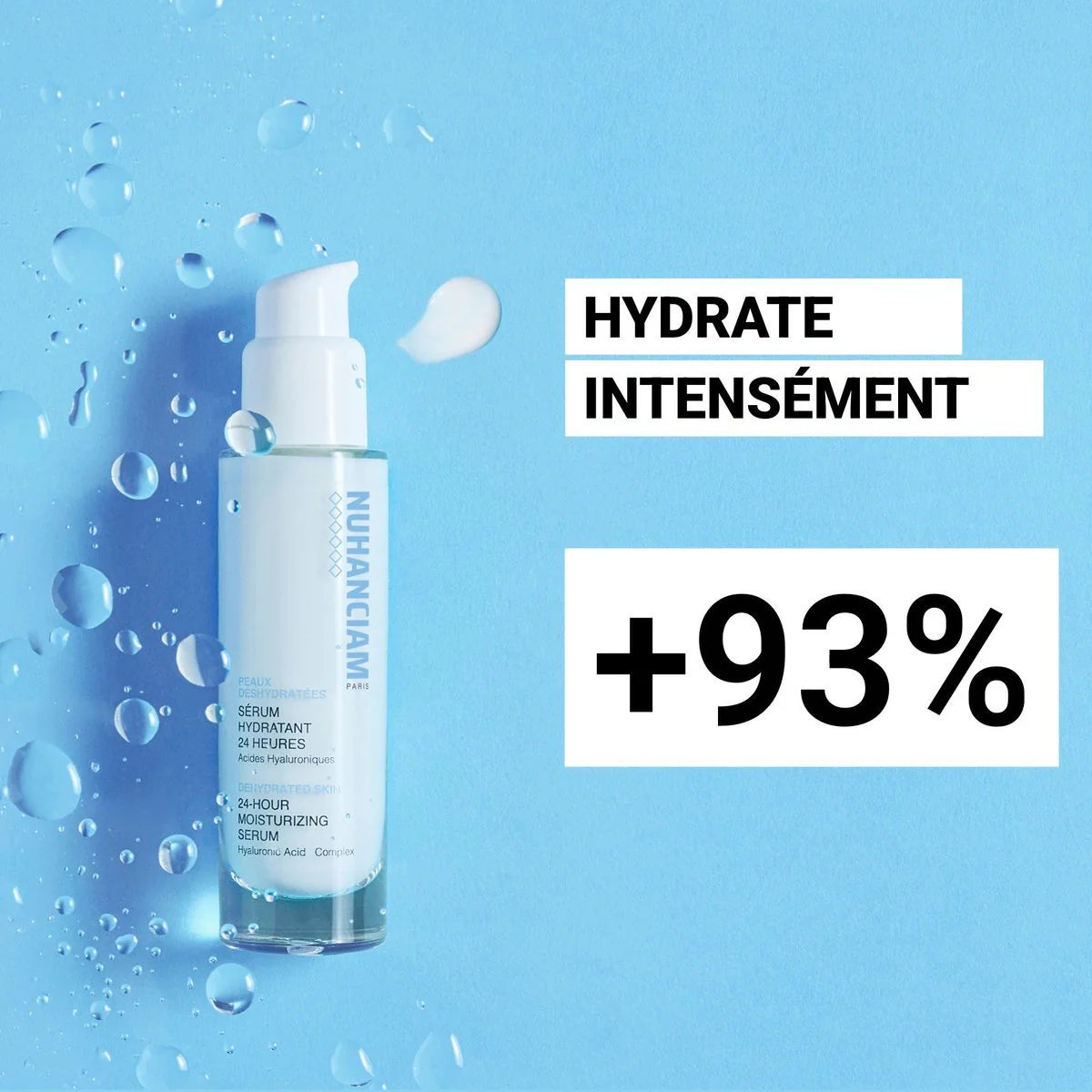 Sérum Hydratant 24h aux 4 Acides Hyaluroniques