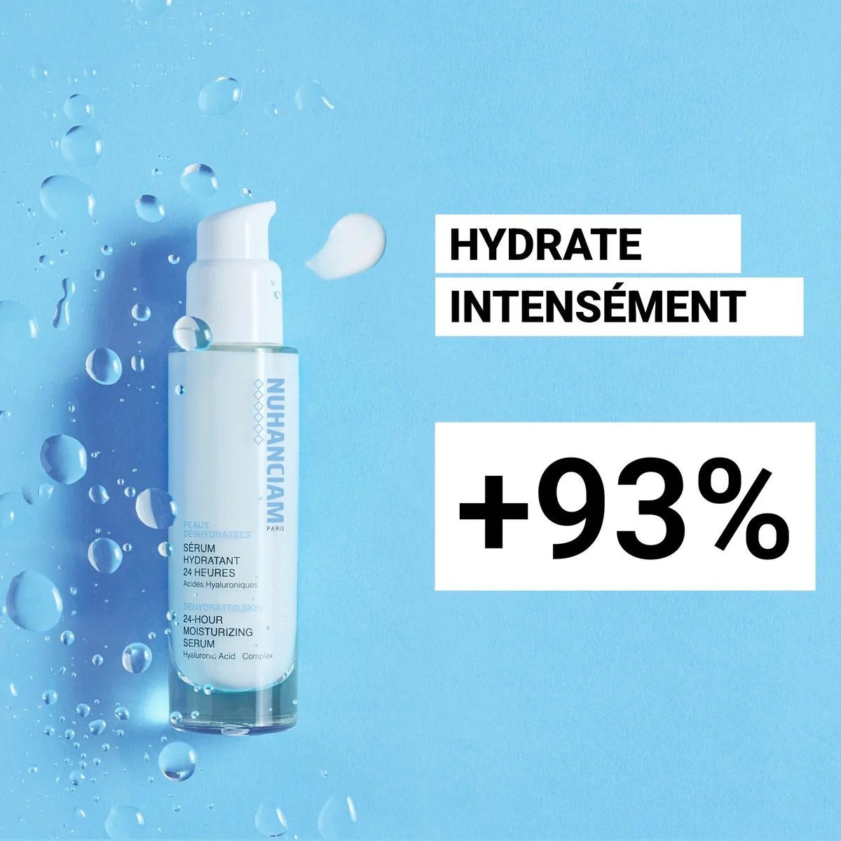 Duo Peaux Déshydratées - Sérum hydratant 24h + Crème Hydra Intense Offerte