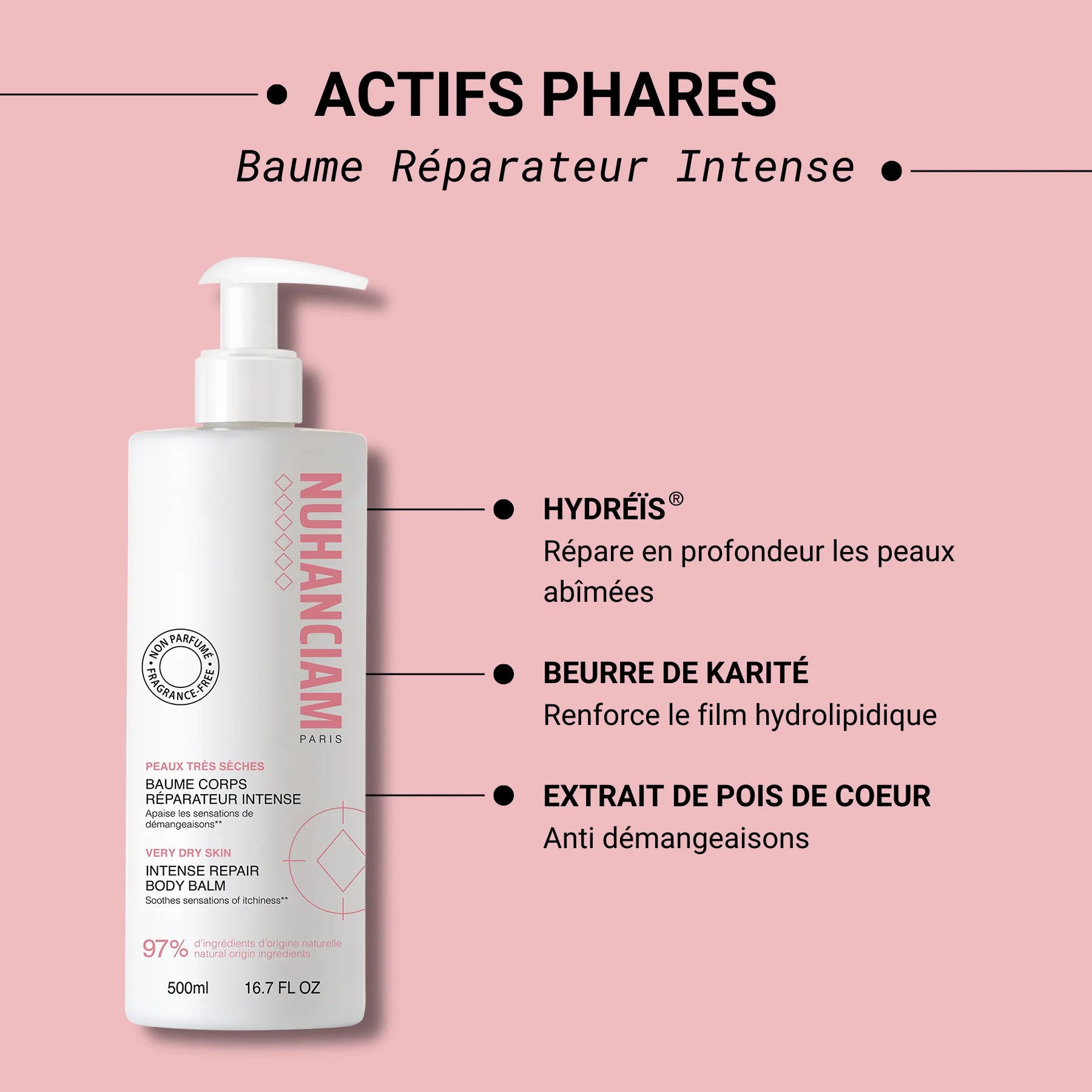 Baume corps réparateur intense