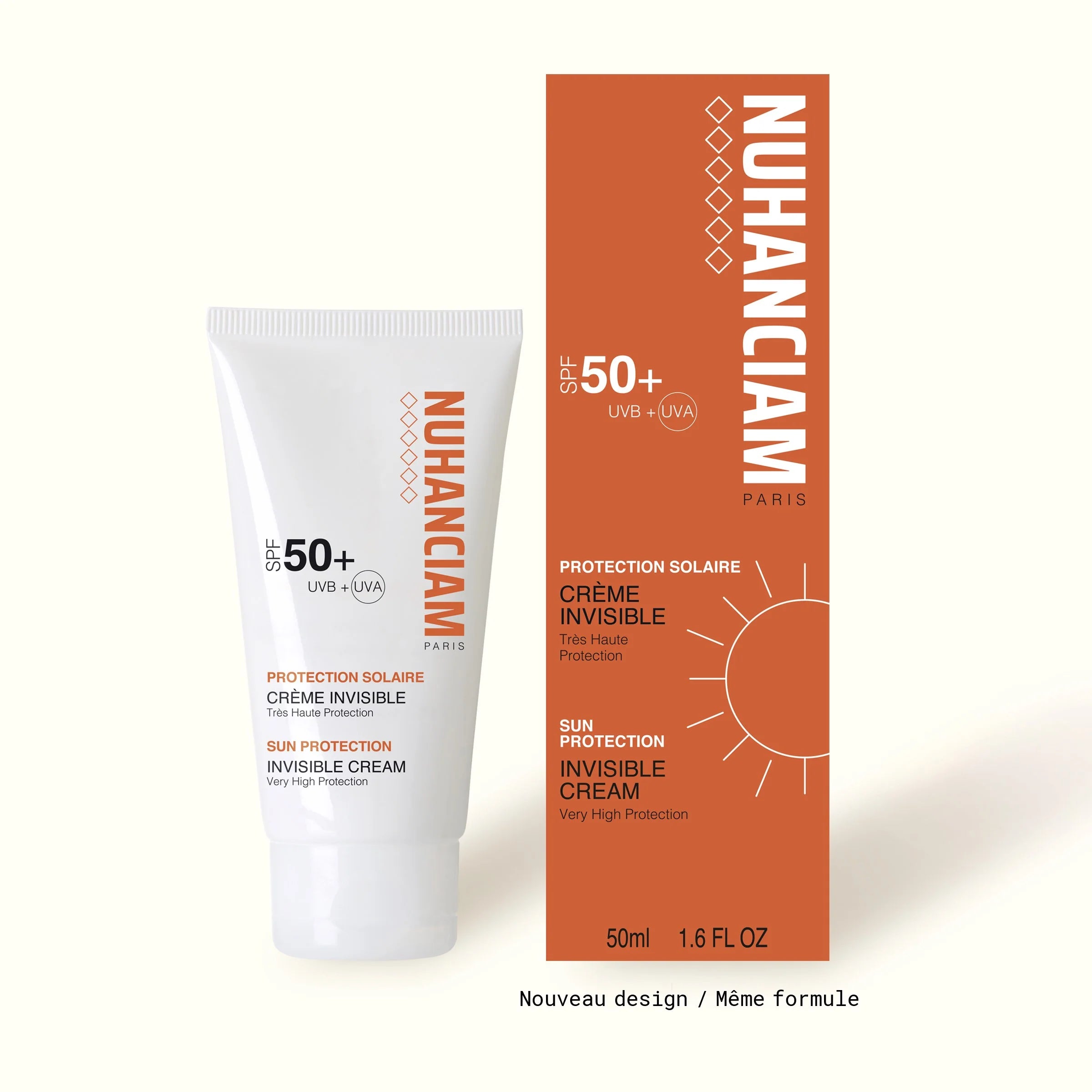 Crème invisible spf 50+