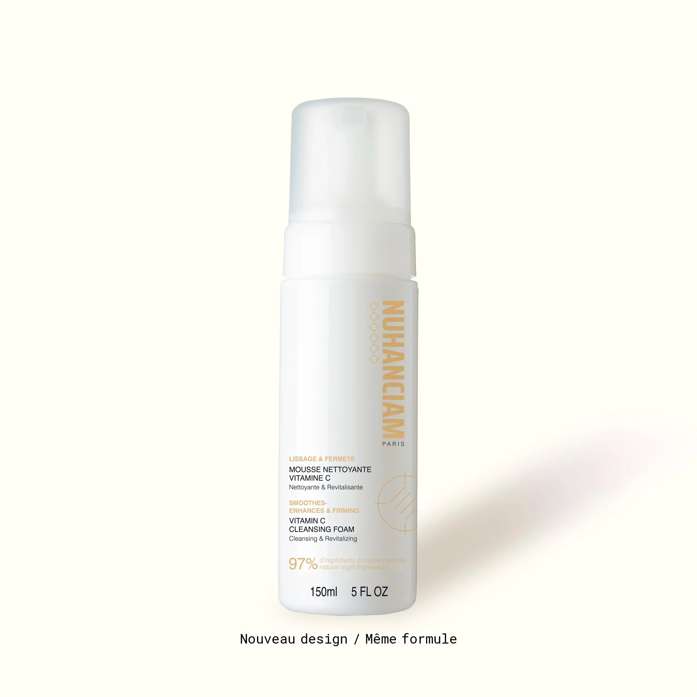 Mousse nettoyante vitamine c