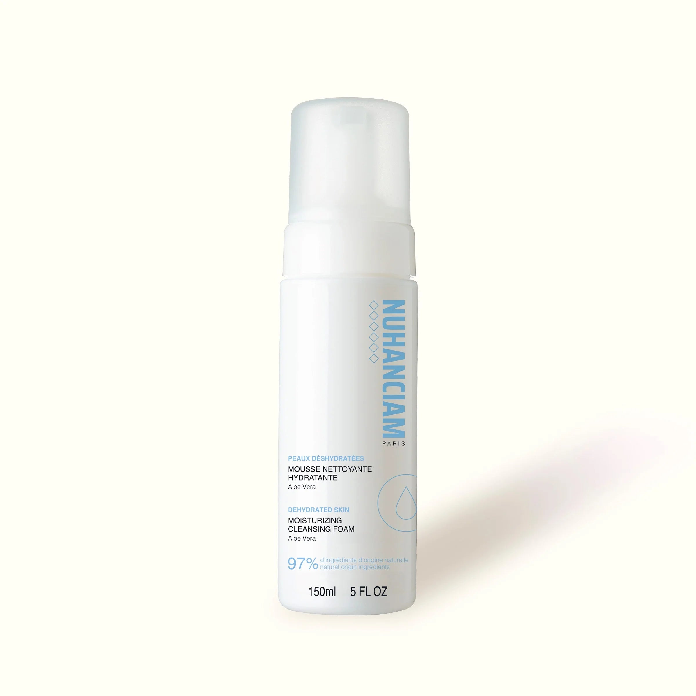 Mousse nettoyante hydratante