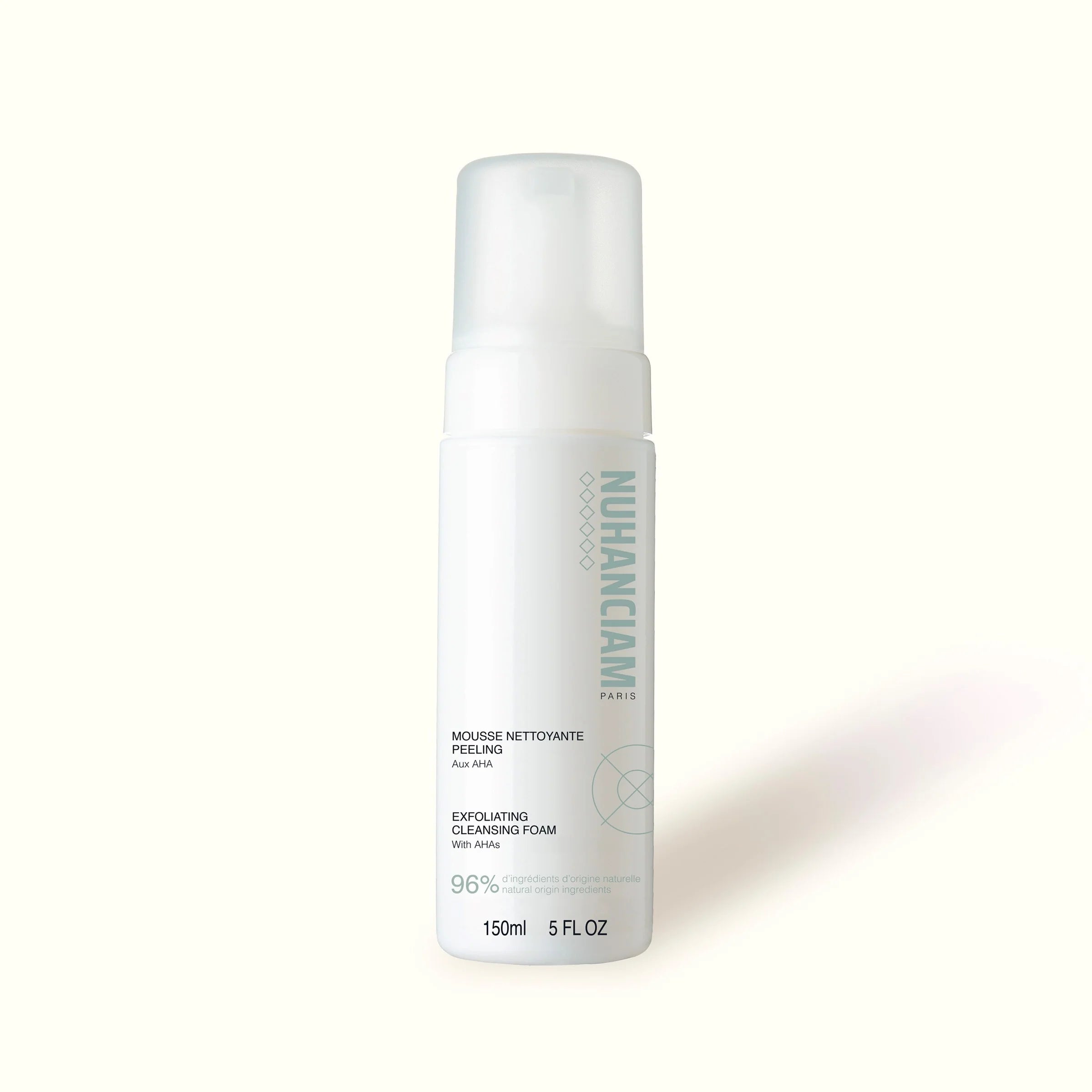 Mousse nettoyante peeling